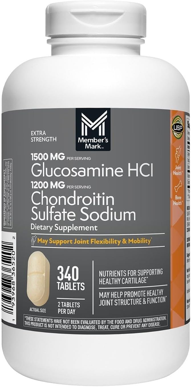 Glucosamine HCl 1500 mg Chondroitin Sulfate Sodium 1200 mg