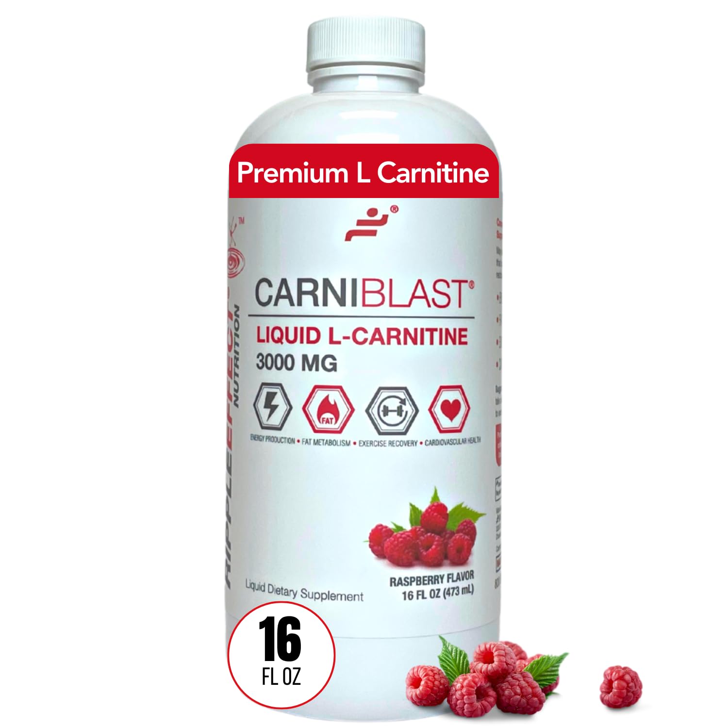 CarniBlast 3000 mg Raspberry Flavor