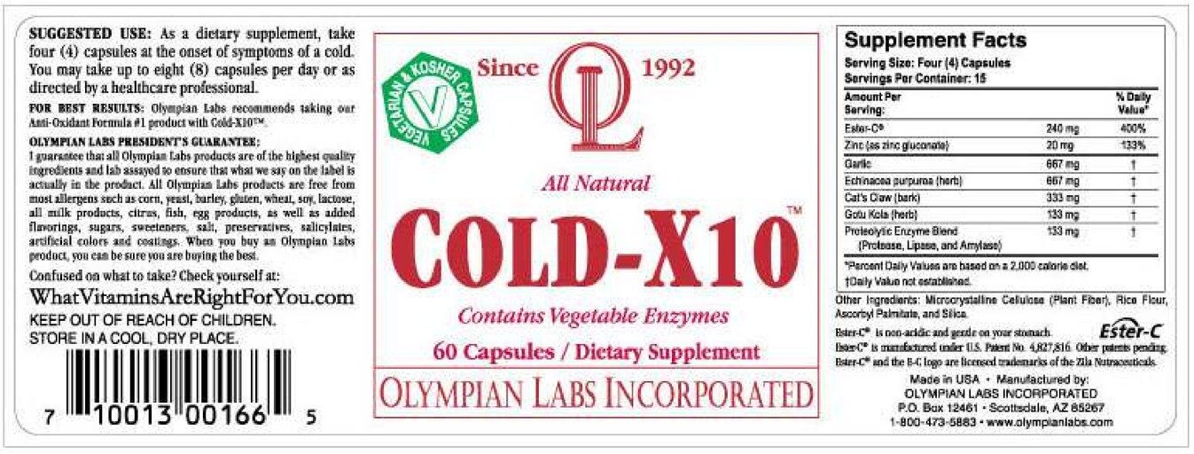 All Natural Cold-X10