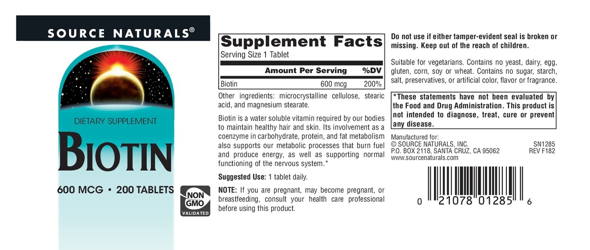 Biotin 600 mcg