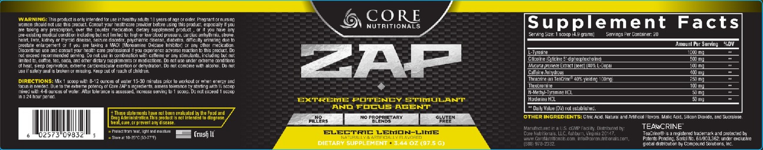 Zap Electric Lemon-Lime