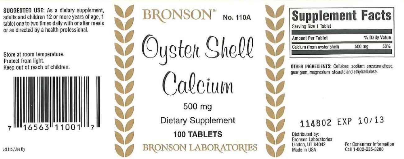 Oyster Shell Calcium 500 mg