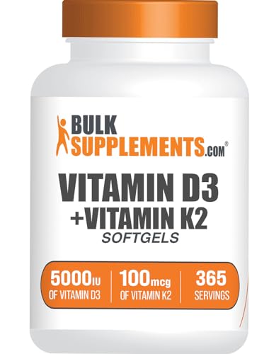 Vitamin D3 + Vitamin K2 Softgels 5000 IU