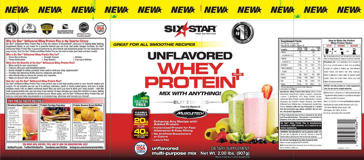 Unflavored Whey Protein Plus Elite Series