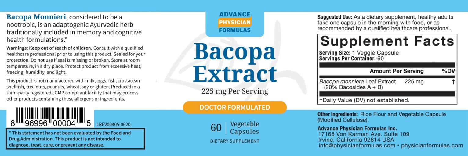 Bacopa Extract 225 mg