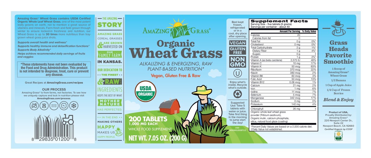 Organic Wheat Grass