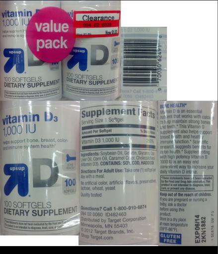Vitamin D3 1,000 IU