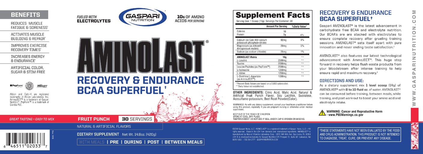 AminoLast Fruit Punch