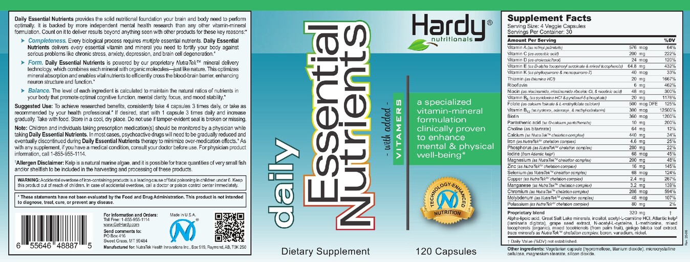 Daily Essential Nutrients with added Vitamers