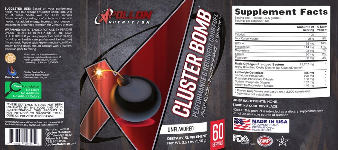 Cluster Bomb Unflavored