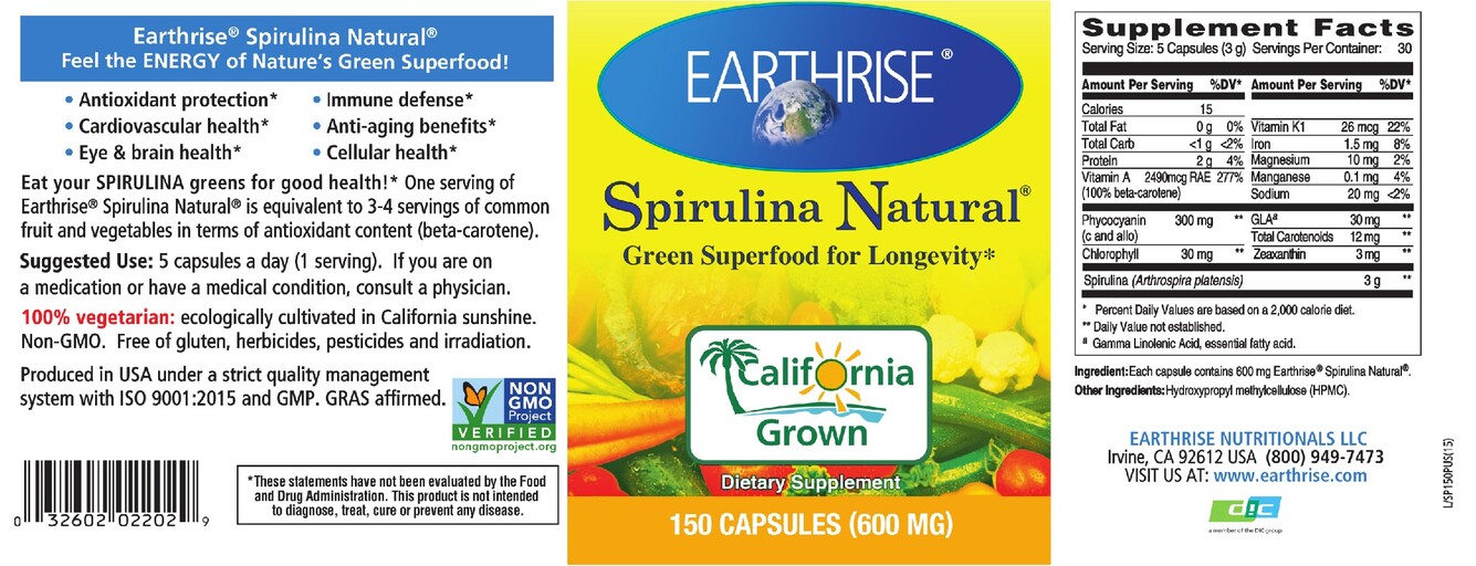 Spirulina Natural Capsules