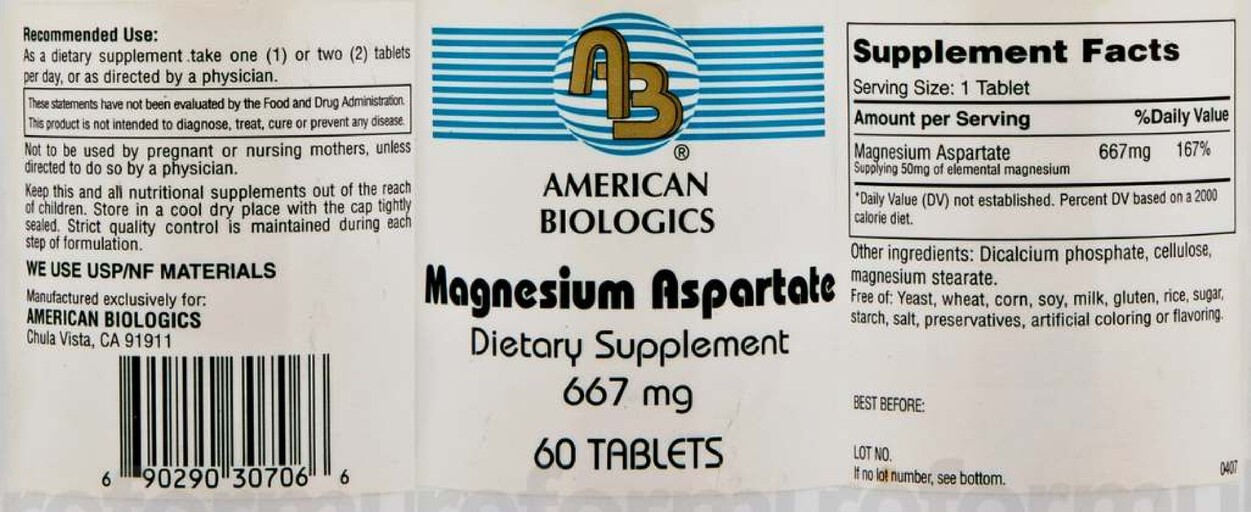 Magnesium Aspartate