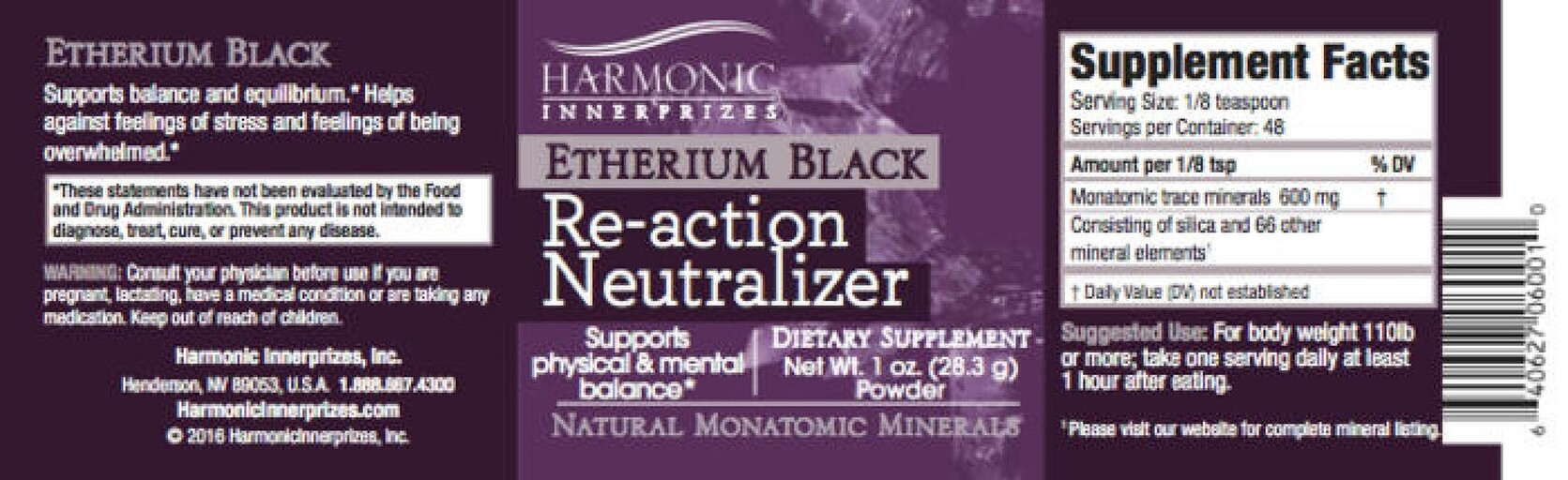 Etherium Black Powder