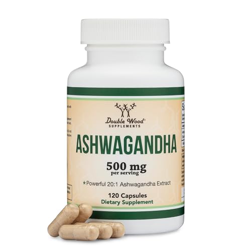 Double Wood Supplements Ashwagandha 500 mg