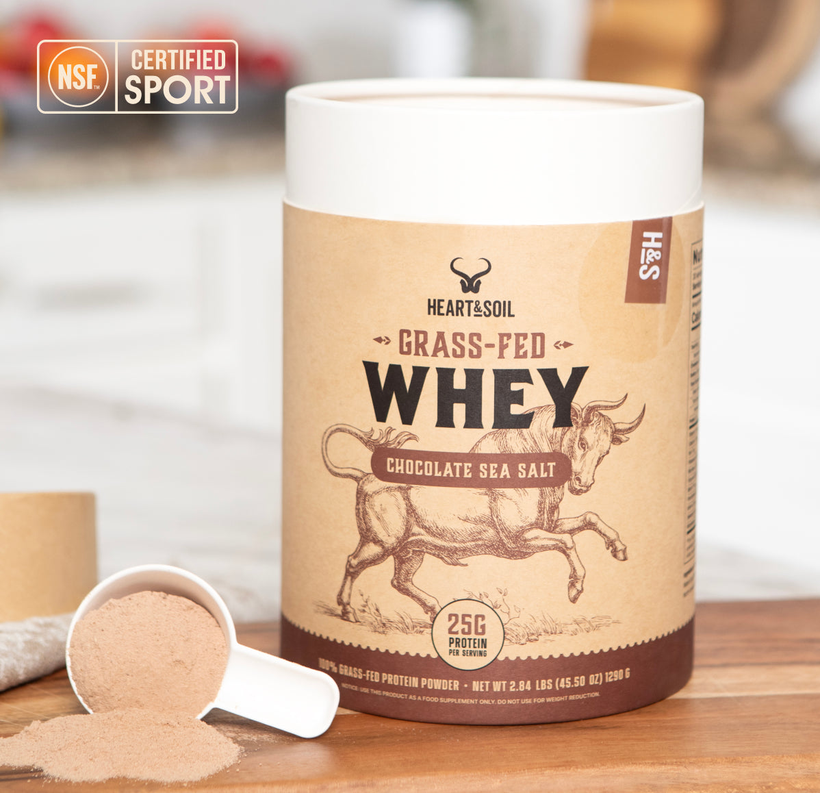 Grass-Fed Whey (Chocolate Sea Salt