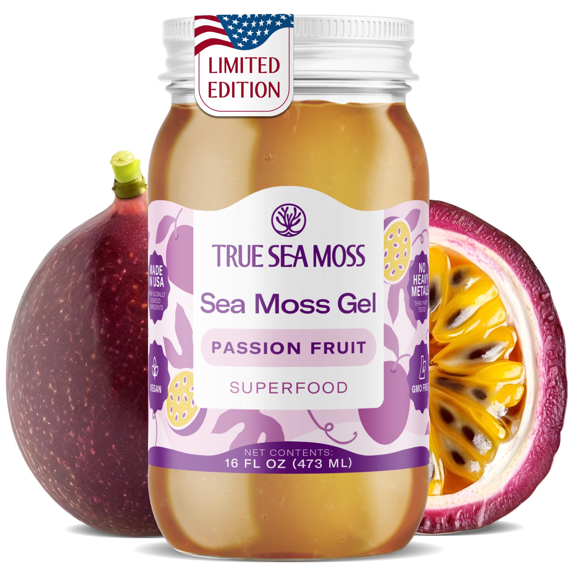 Sea Moss Gel (Passion Fruit