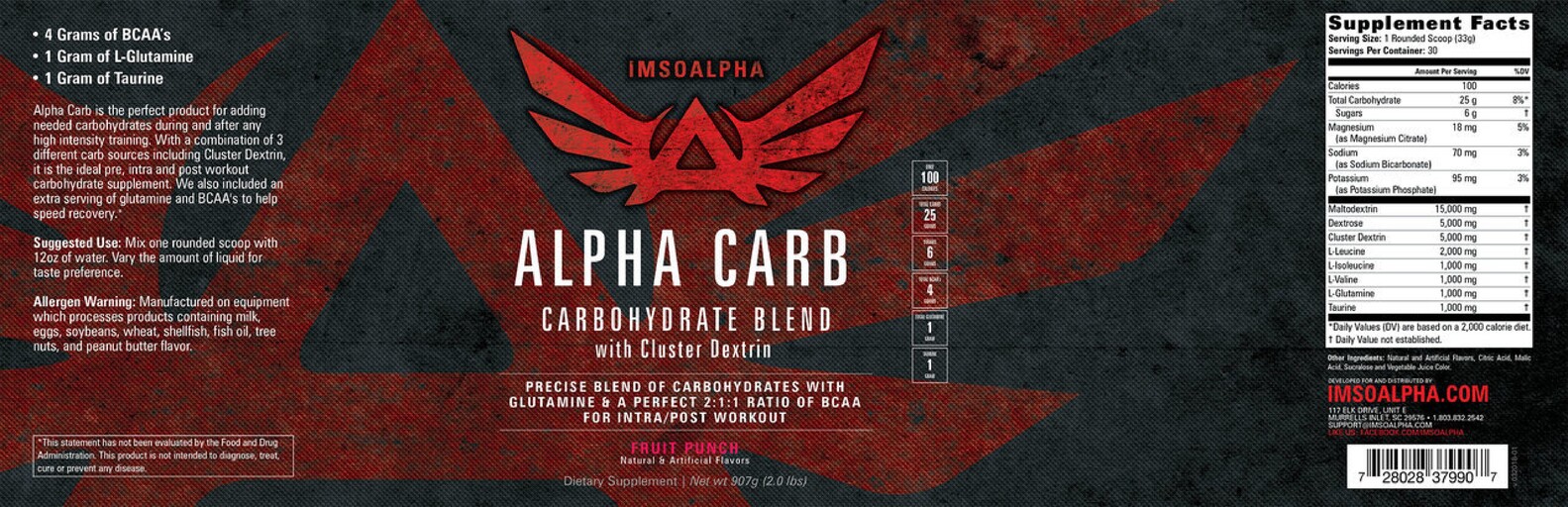Alpha Carb Fruit Punch