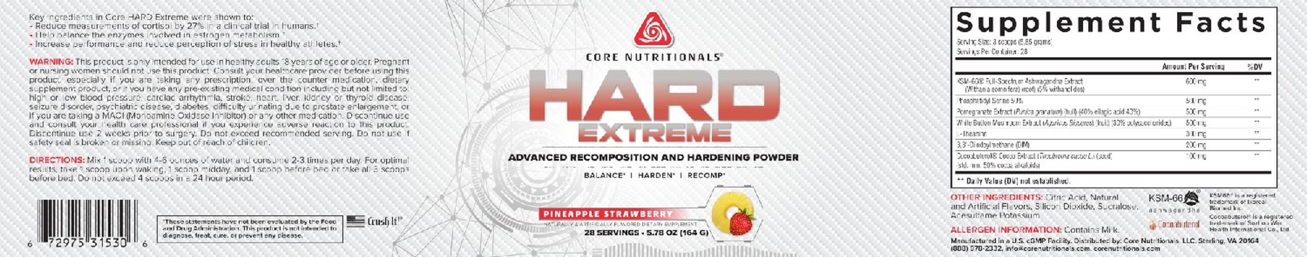 HARD Extreme Pineapple Strawberry