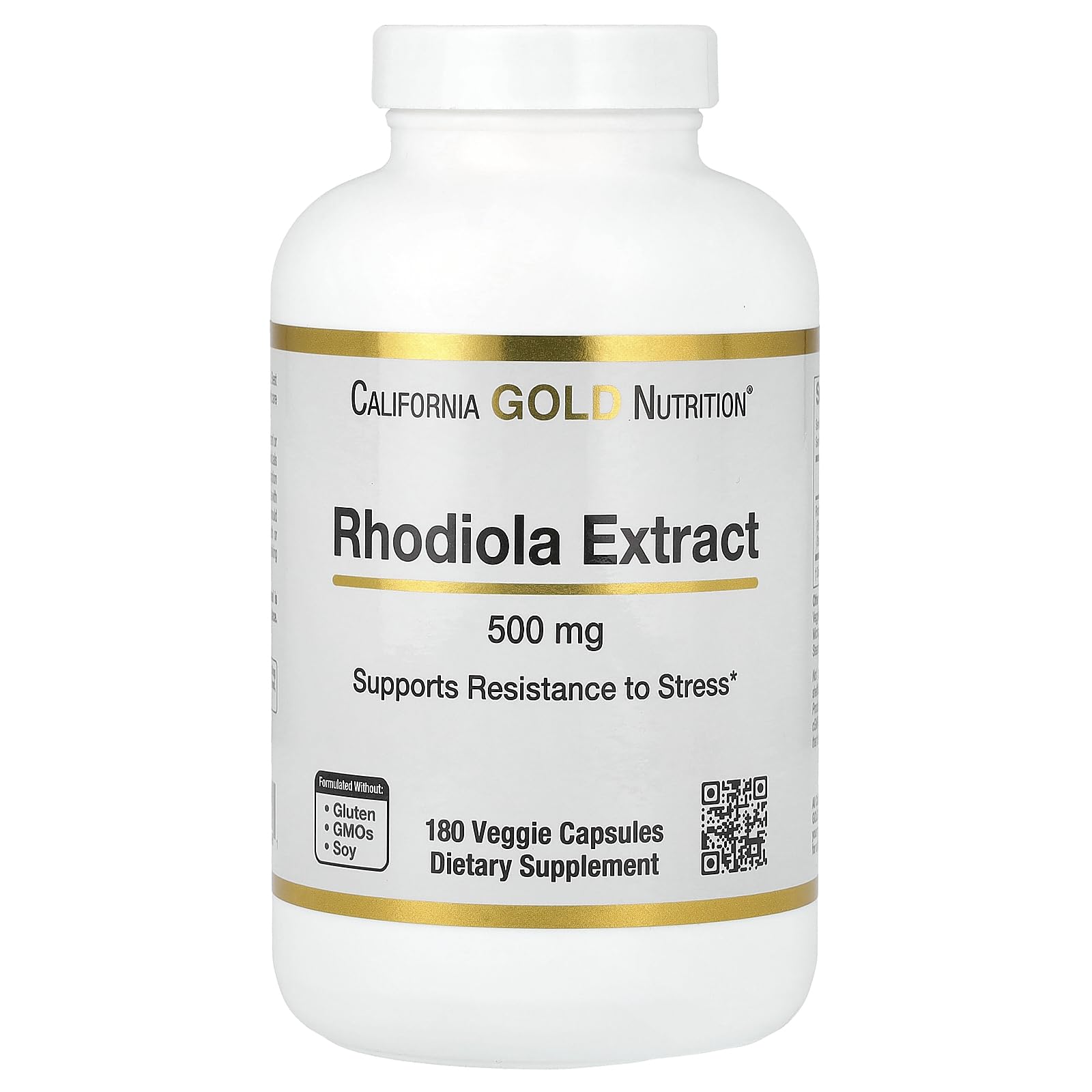 California Gold Nutrition Rhodiola Extract 500 mg
