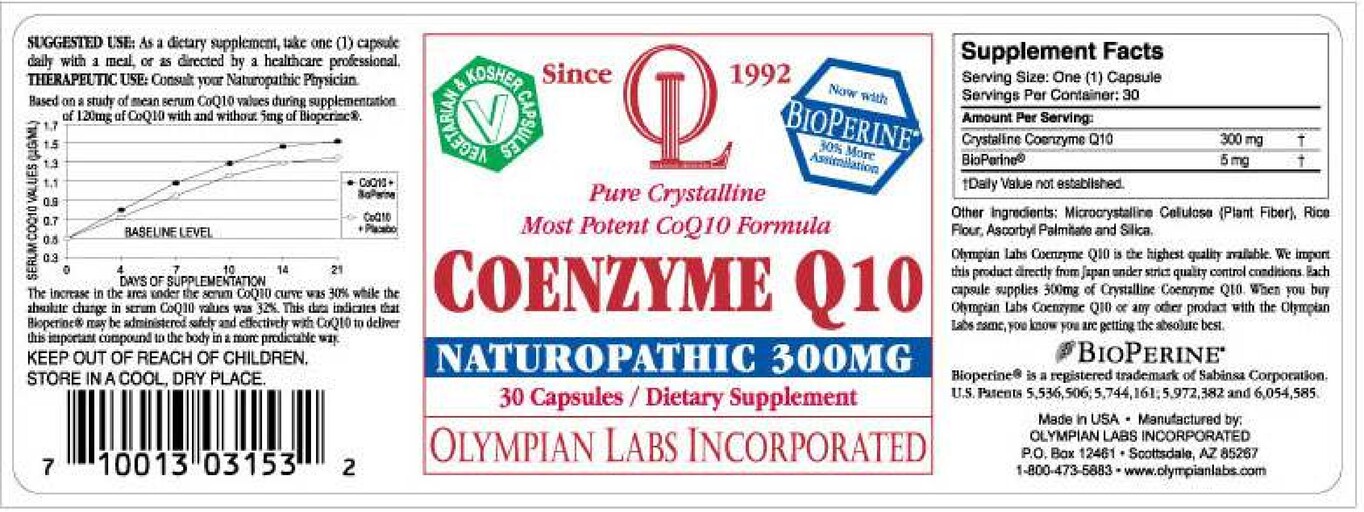 Coenzyme Q10 Naturopathic 300 mg
