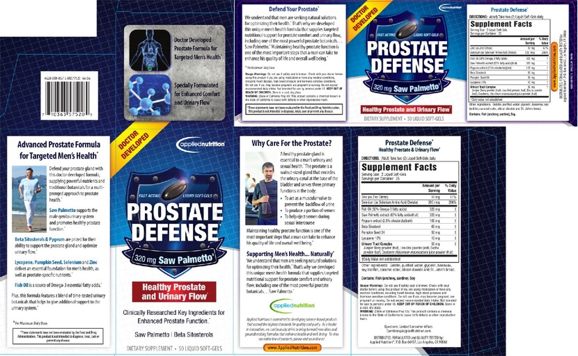 Prostate Defense 320 mg Saw Palmetto
