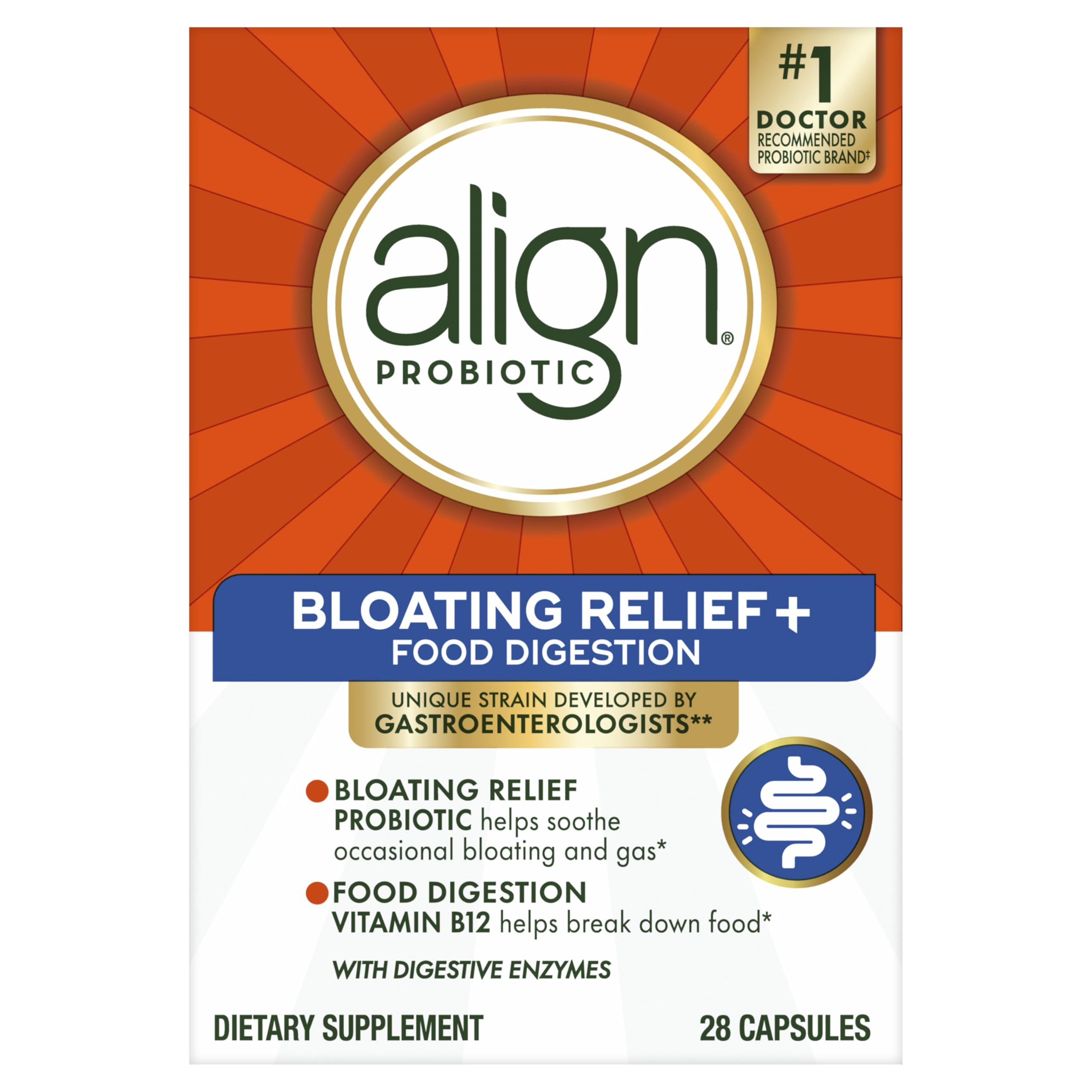 Bloating Relief + Food Digestion Probiotic