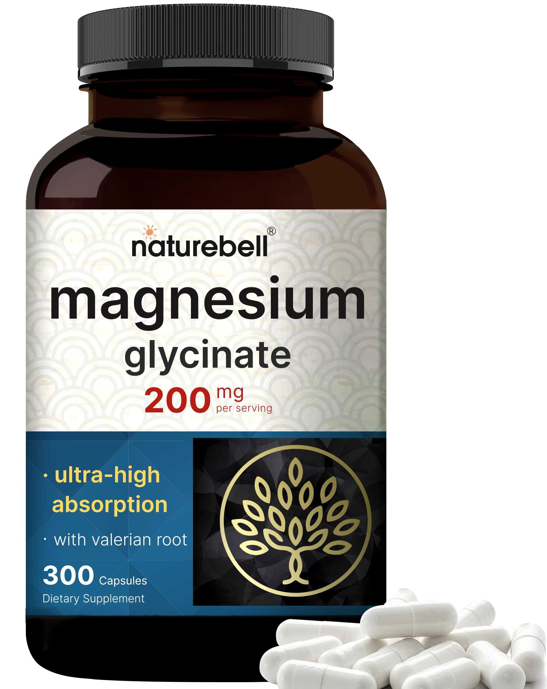 Magnesium Glycinate 200 mg with Valerian Root