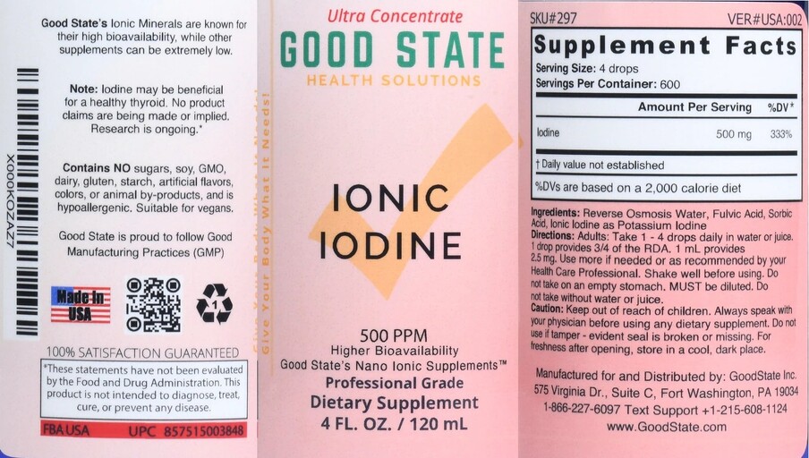 Ionic Iodine 500 PPM