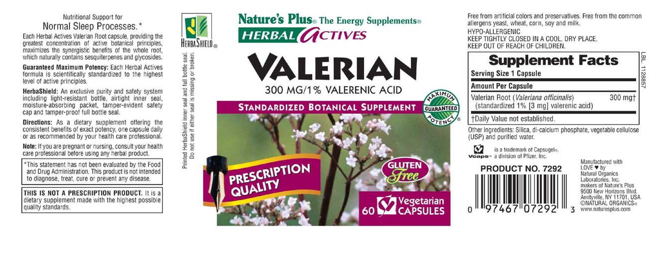 Herbal Actives Valerian 300 mg