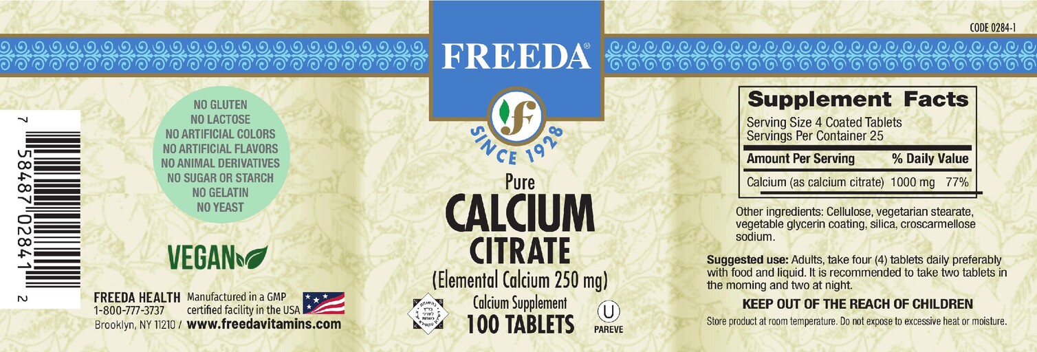 Pure Calcium Citrate 250 mg