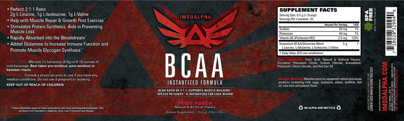 BCAA Fruit Punch