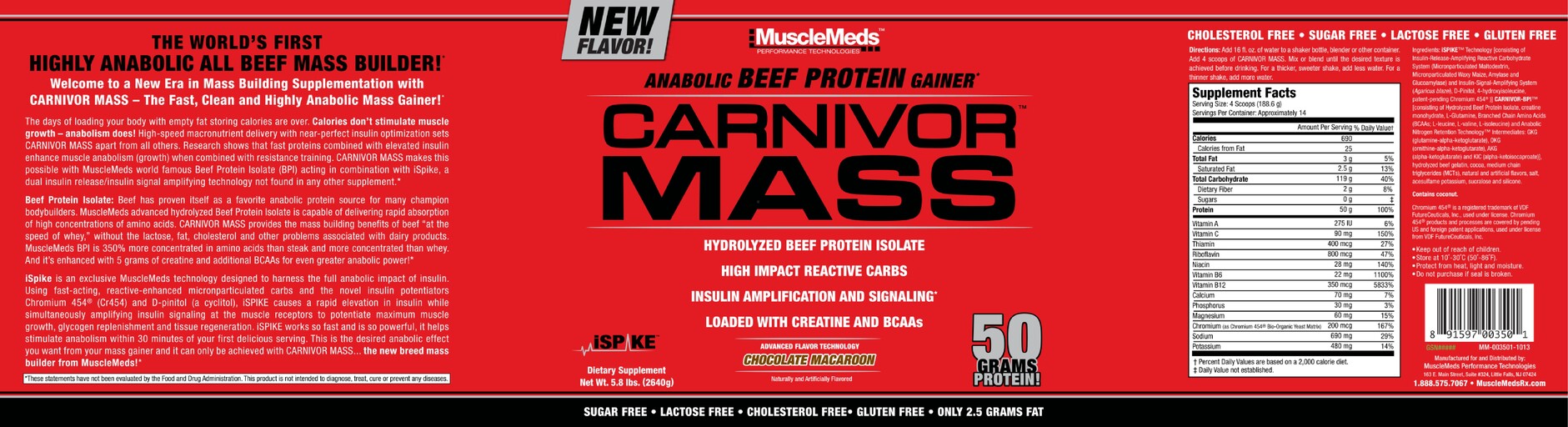 Carnivor Mass Chocolate Macaroon