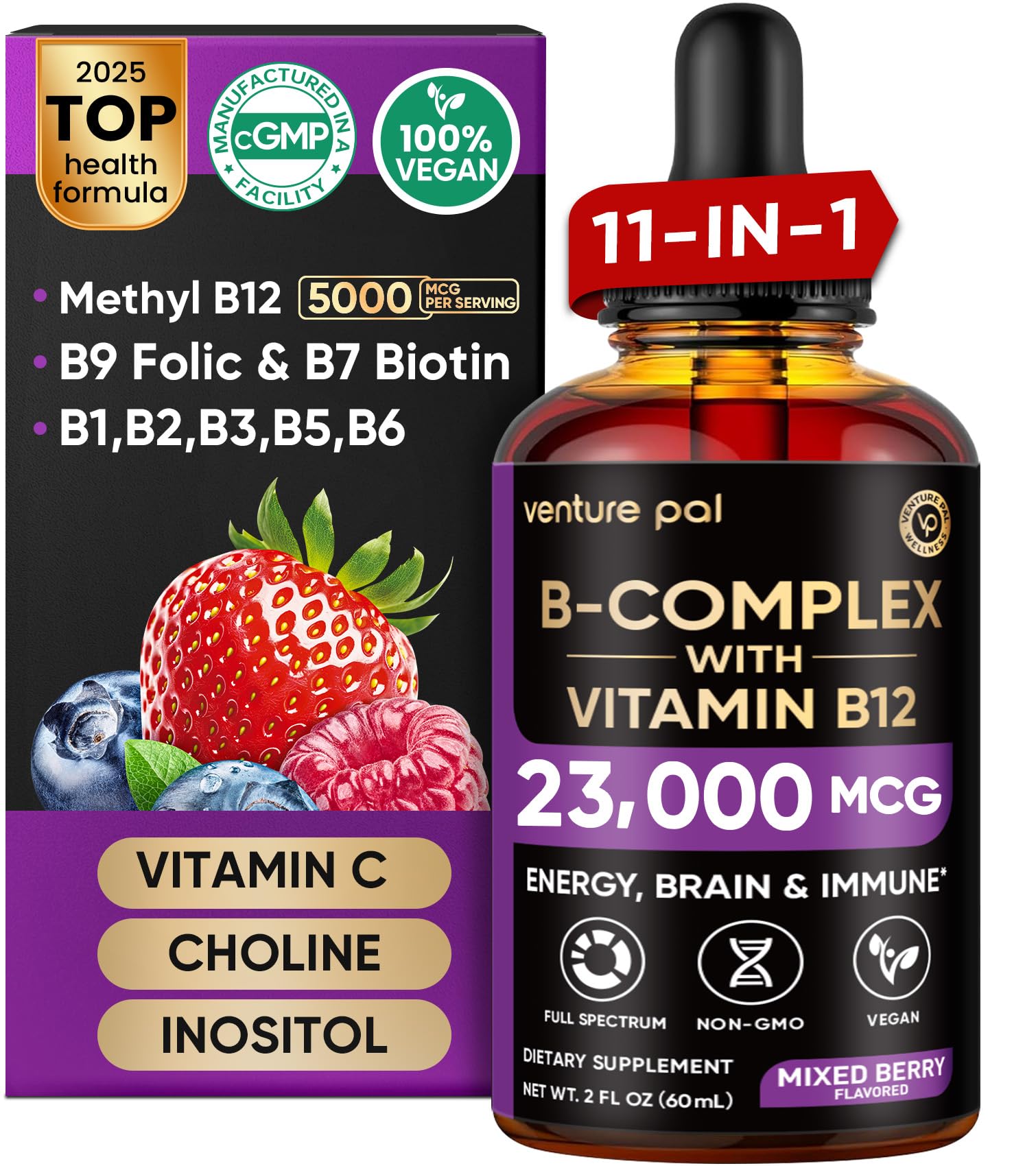 Vitamin B-Complex (Mixed Berry