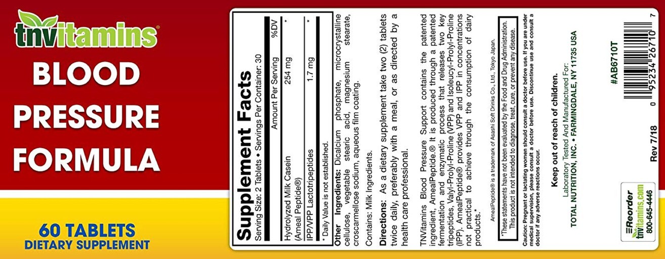 Blood Pressure Formula