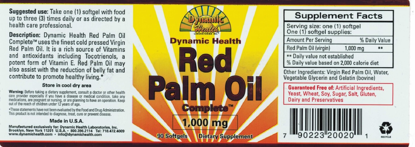 Red Palm Oil Complete 1,000 mg
