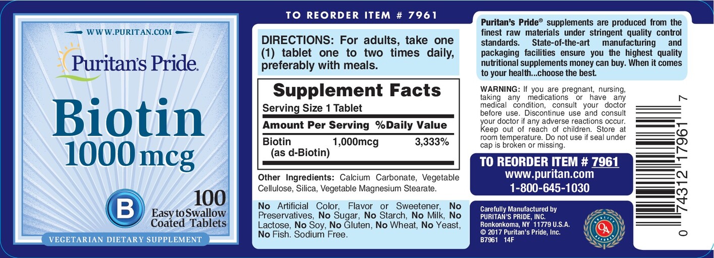 Biotin 1000 mcg