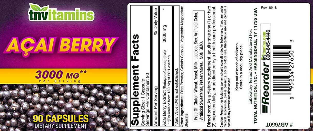 Acai Berry 3000 mg