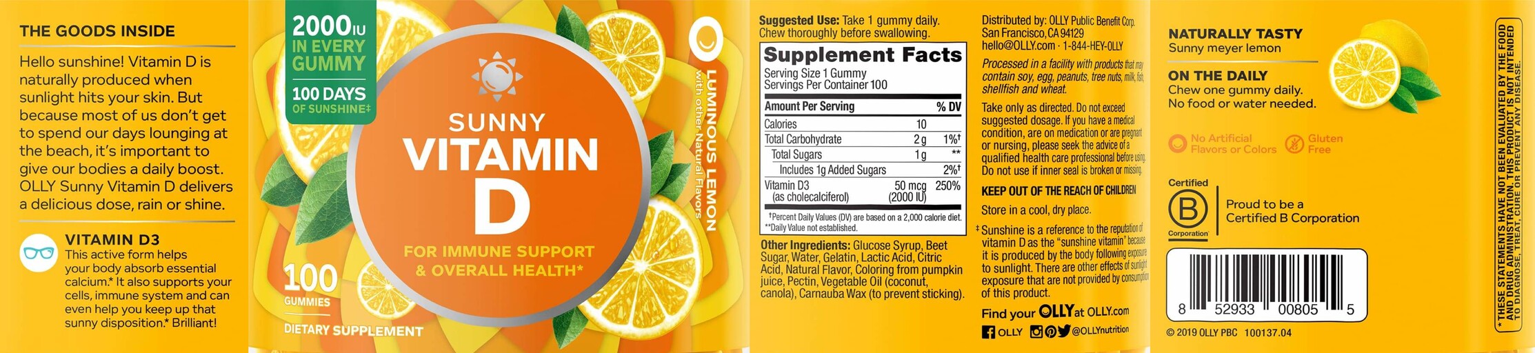 Sunny Vitamin D Luminous Lemon