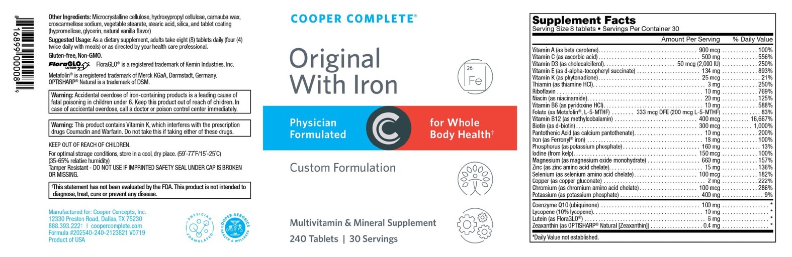 Original with Iron