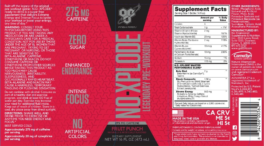 N.O.-XPLODE Fruit Punch