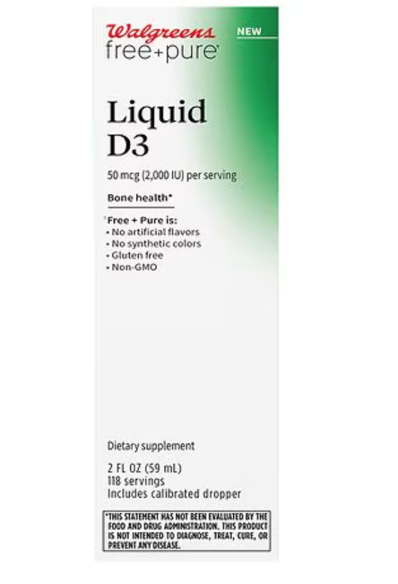 Liquid D3 50 mcg