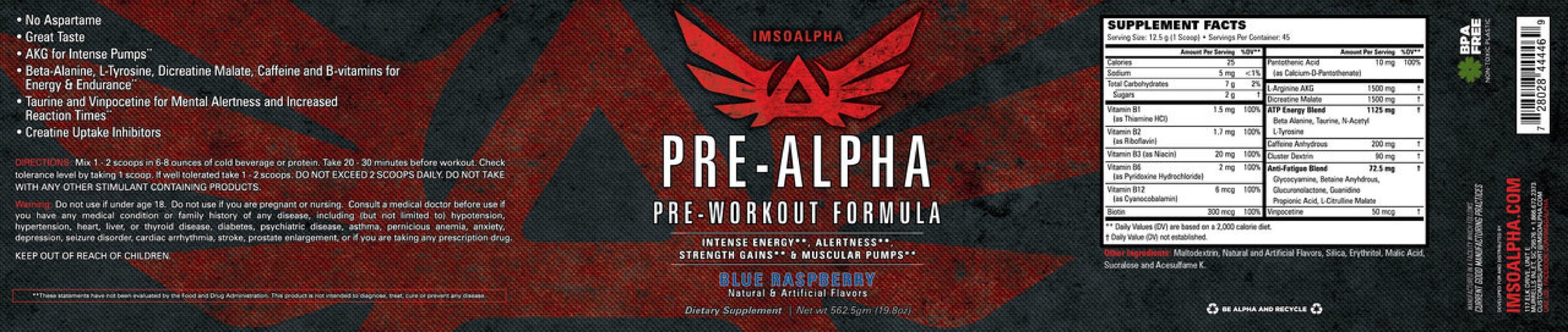 Pre-Alpha Blue Raspberry
