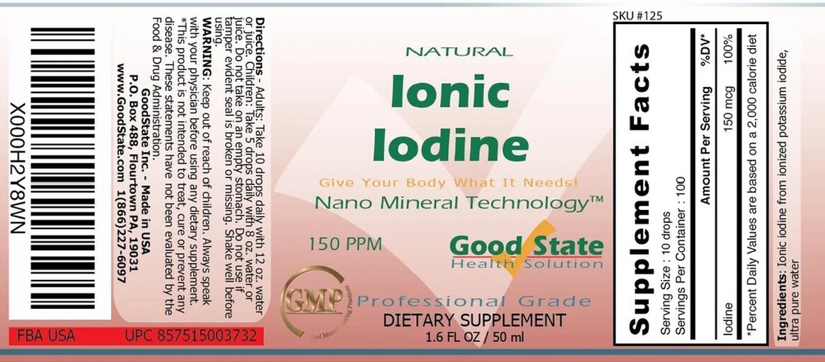 Ionic Iodine 150 PPM