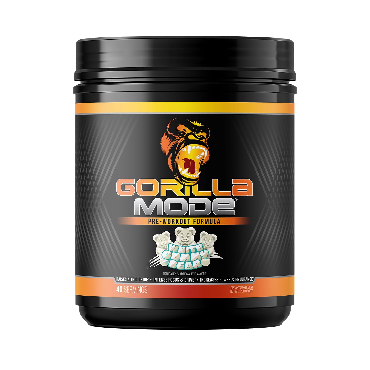 Gorilla Mode Pre-Workout (White Gummy Bear