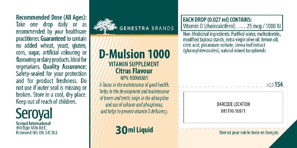 D-Mulsion 1000 Citrus Flavour