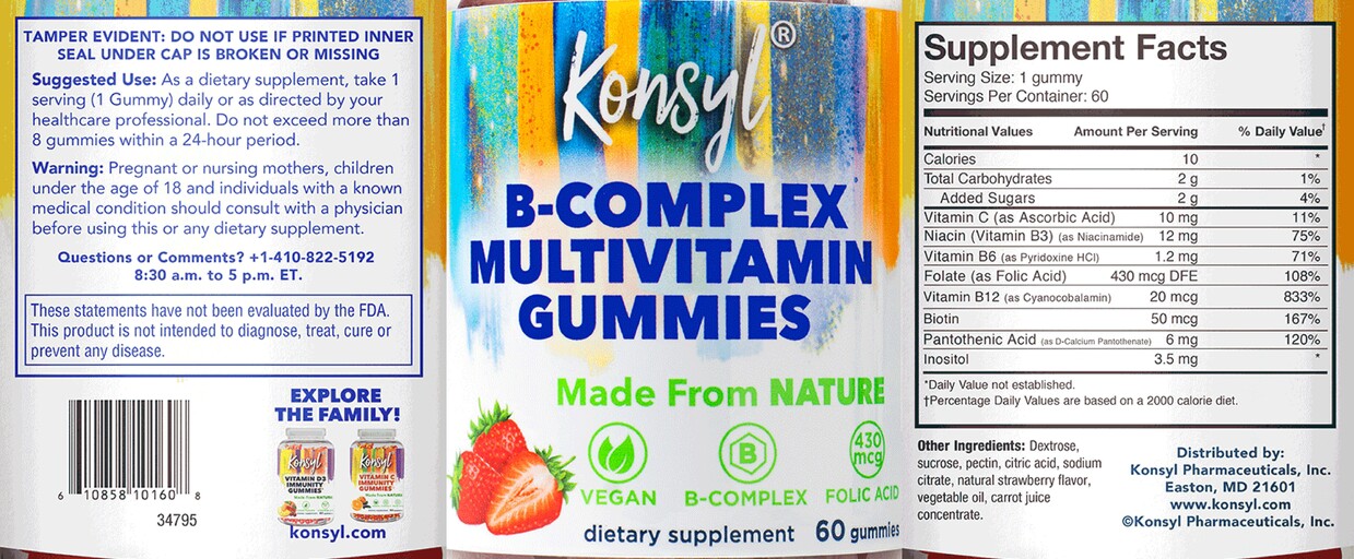 B-Complex Multiviamin Gummies