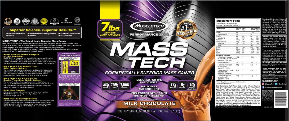MASS TECH Milk Chocolate