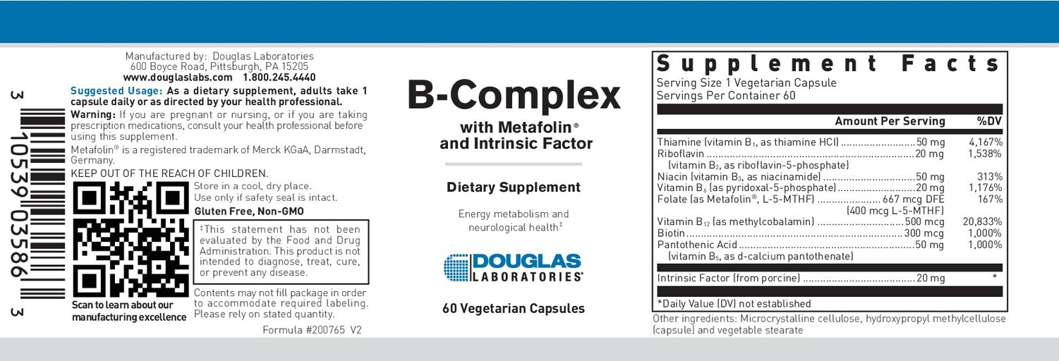 B-Complex with Metafolin and Intrinsic Factor