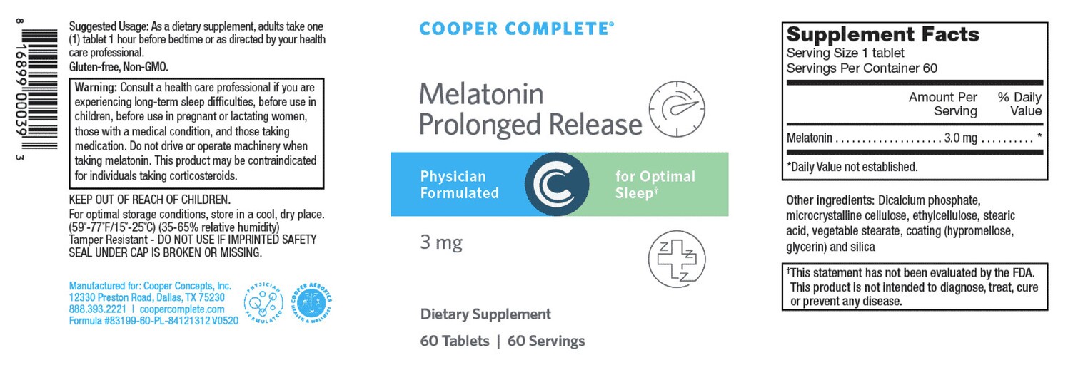 Melatonin Prolonged Release 3 mg