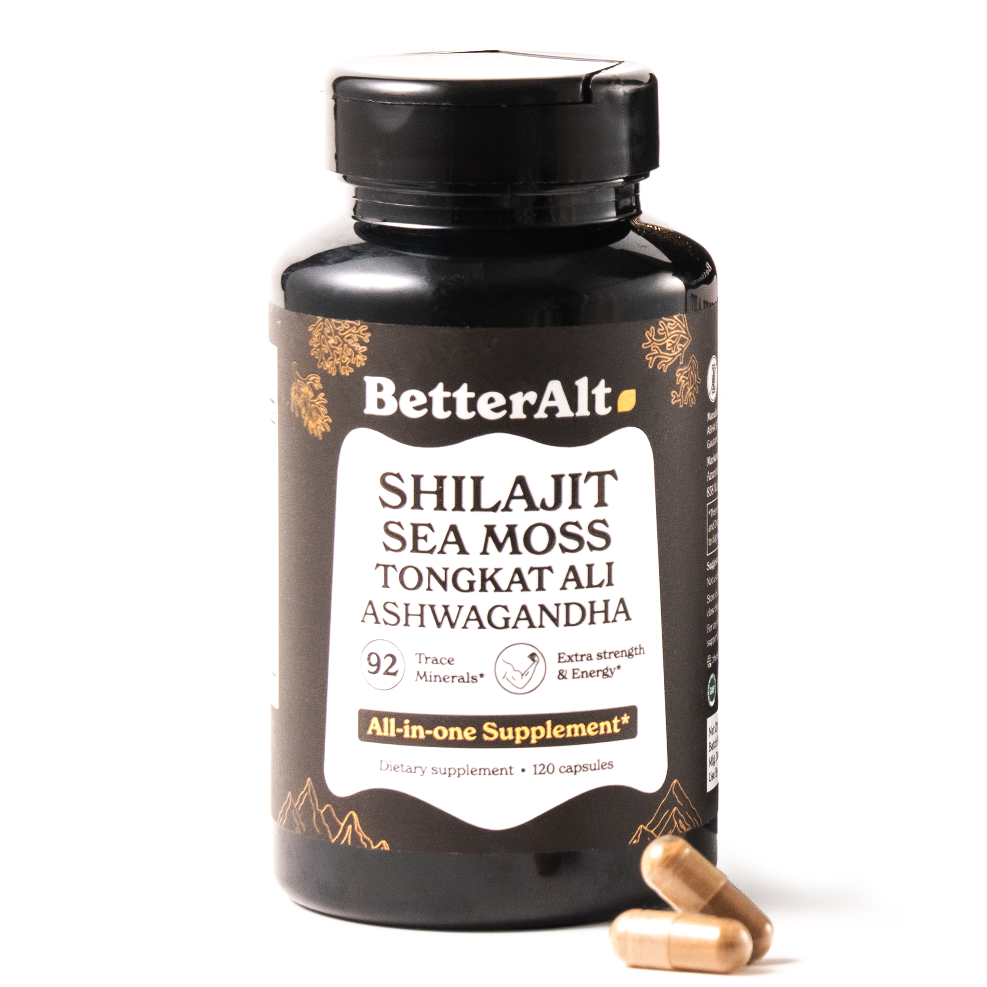 Shilajit Sea Moss Tongkat Ali Ashwagandha